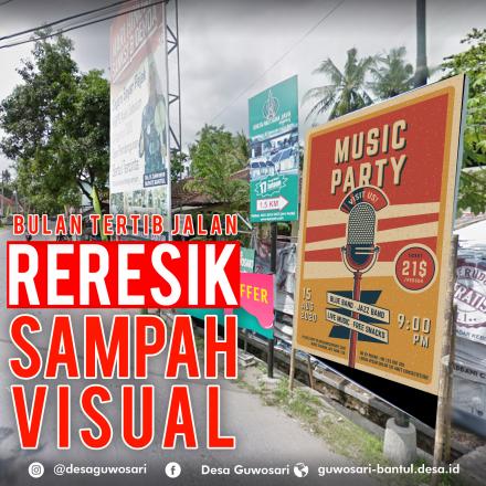 BULAN TERTIB JALAN: RERESIK SAMPAH VISUAL